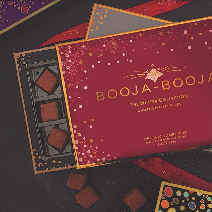 Booja Booja Dark Chocolate Ganache Truffles (Winter Collection) 184g image 2