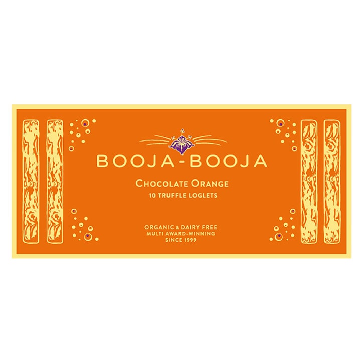 Booja Booja Dark Chocolate Truffle Loglets (Dried Mandarin Pieces) 115g image 1