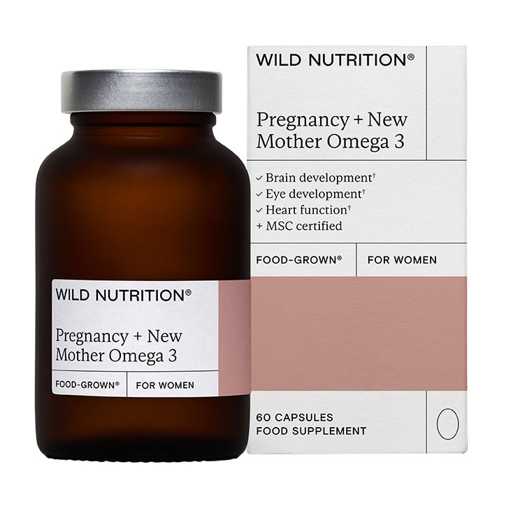 Wild Nutrition Pregnancy & New Mother Omega 3 for Women 60 Capsules-1