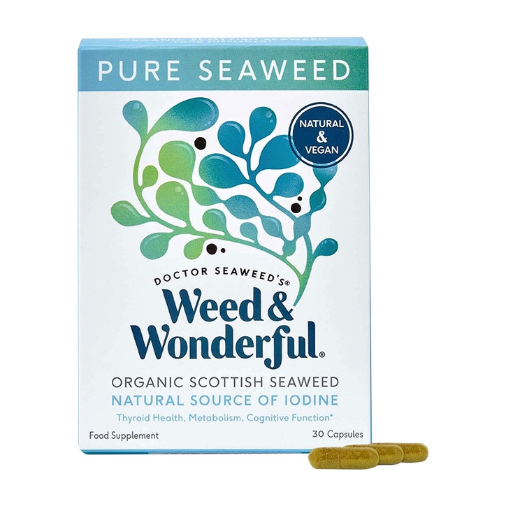 Doctor Seaweed's Weed & Wonderful Pure Scottish Seaweed Supplement 30 Capsules image 1