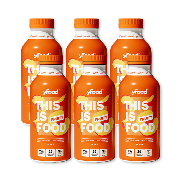 Yfood Ready-To-Drink-Complete Meal Fruity Peach 6 x  500ml image 1