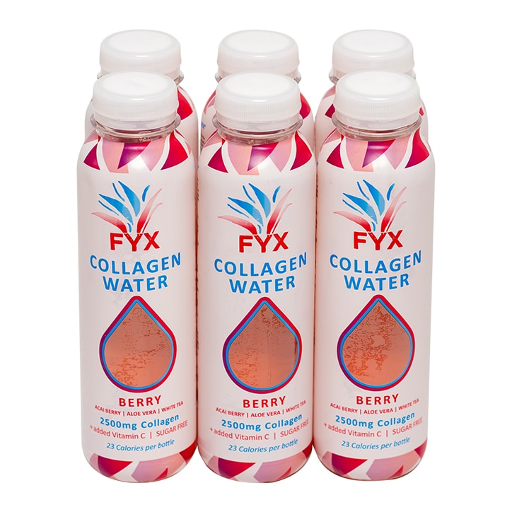 FYX Collagen Water Berry 6x 400ml image 1
