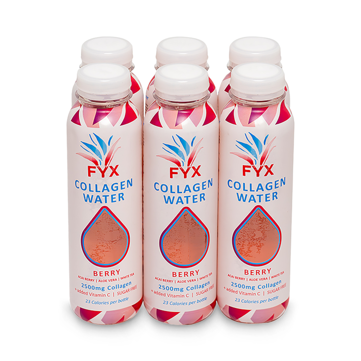 FYX Collagen Water Berry 6x 400ml image 1