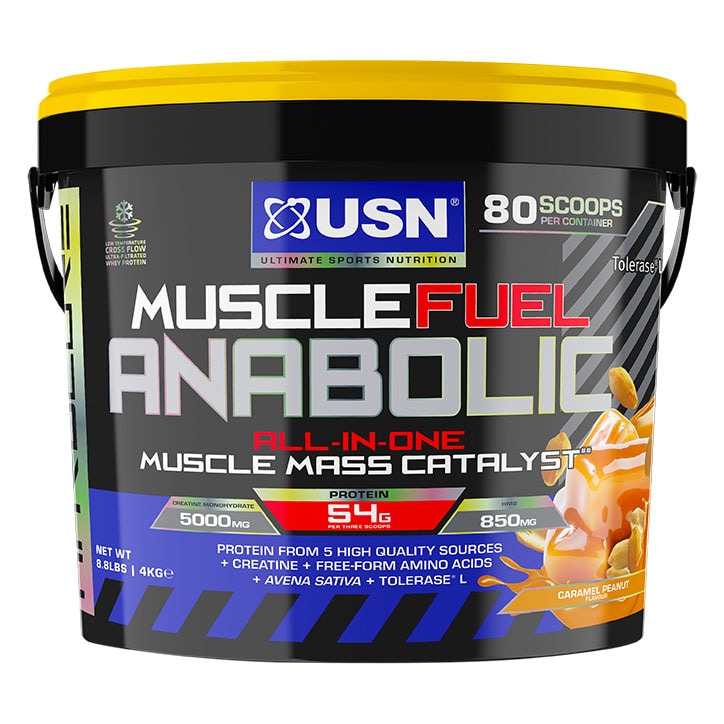USN Muscle Fuel Anabolic Caramel Peanut 4kg image 1