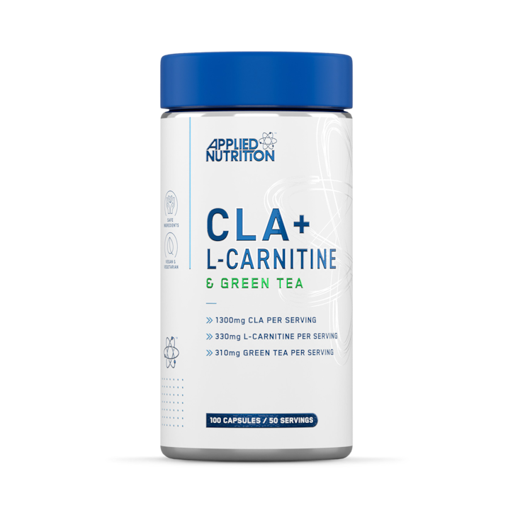 Applied Nutrition CLA L-Carnitine & Green Tea 100 Capsules image 1