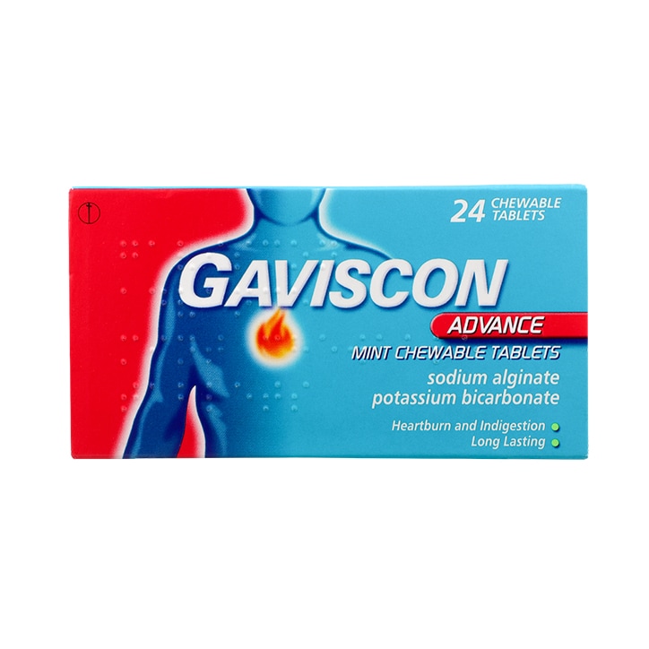 Gaviscon Advance Mint Chewable 24 Tablets image 1