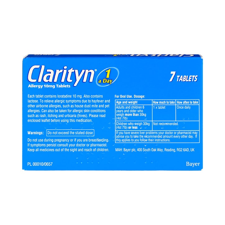 Clarityn Allergy 10mg Tablets image 2