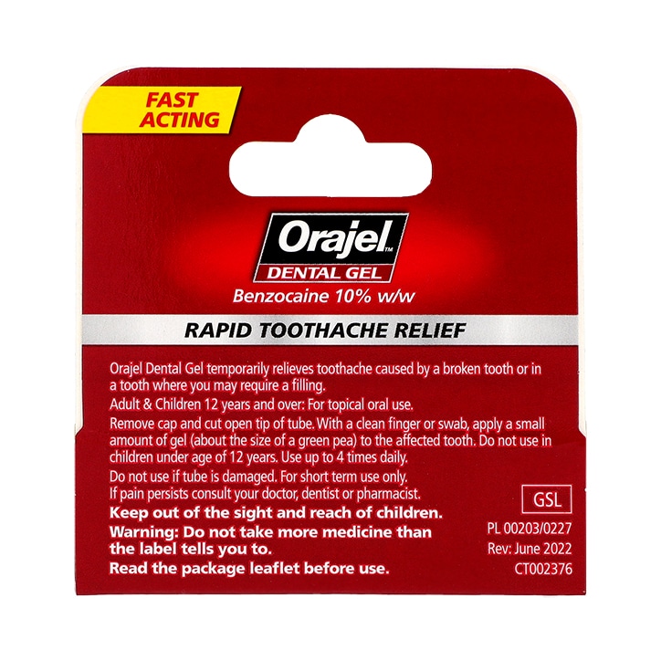 Orajel Dental Gel 5.3g image 2