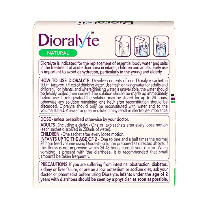 Dioralyte Natural Sachets image 2