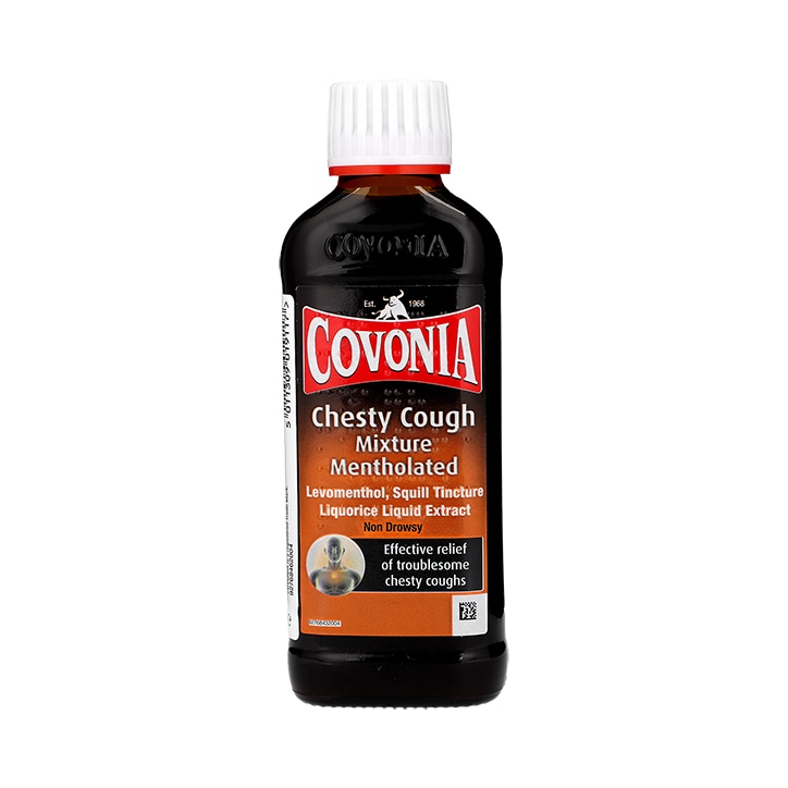 Covonia Chesty Cough Mixture Mentholated image 1