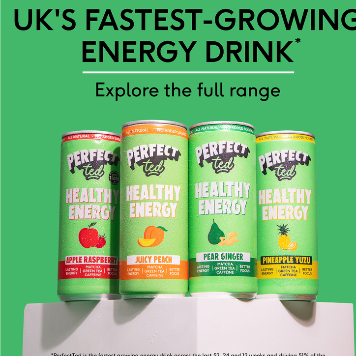 PerfectTed Matcha Pineapple Yuzu Energy Drink 4x250ml image 7