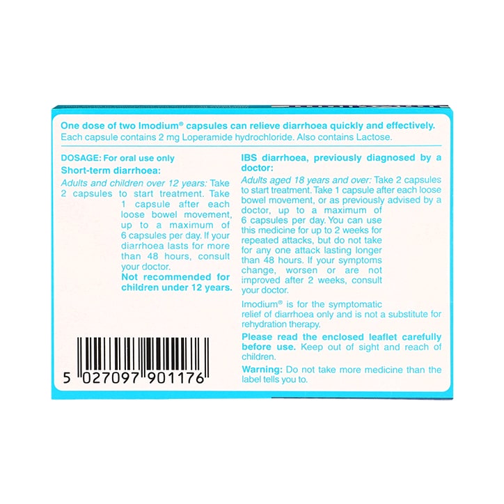 Imodium Original 2mg Capsules image 2