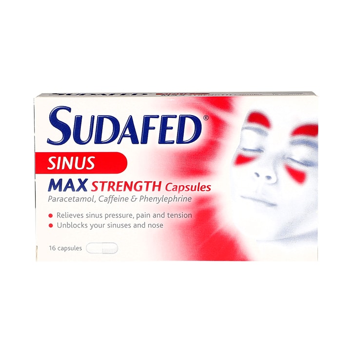 Sudafed Blocked Nose & Sinus 16 Capsules image 1