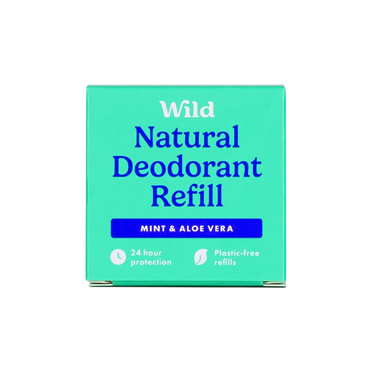 WILD Mint & Aloe Natural Deodorant Refill 40g-1