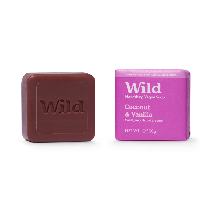 WILD Coconut & Vanilla Soap 100g image 1