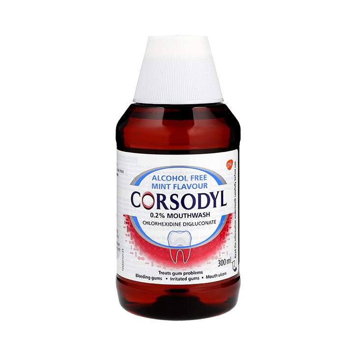 Corsodyl 0.2% Mouthwash 300ml image 1