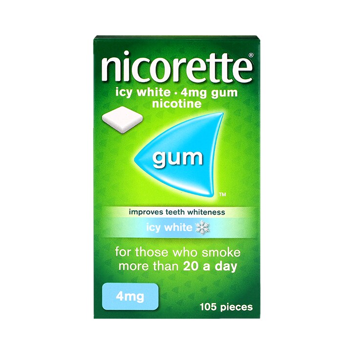 Nicorette Icy White  4mg Gum image 1