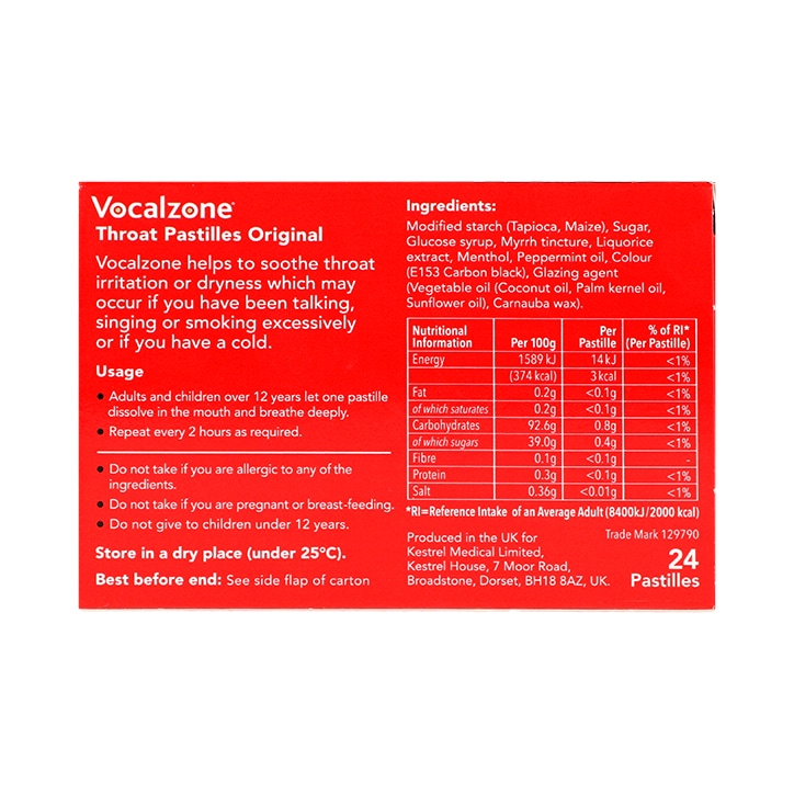 Vocalzone Throat Pastilles image 2