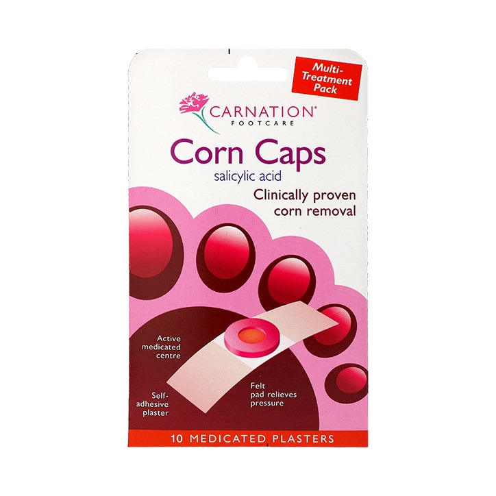 Carnation Corn Caps 10 Plasters image 1