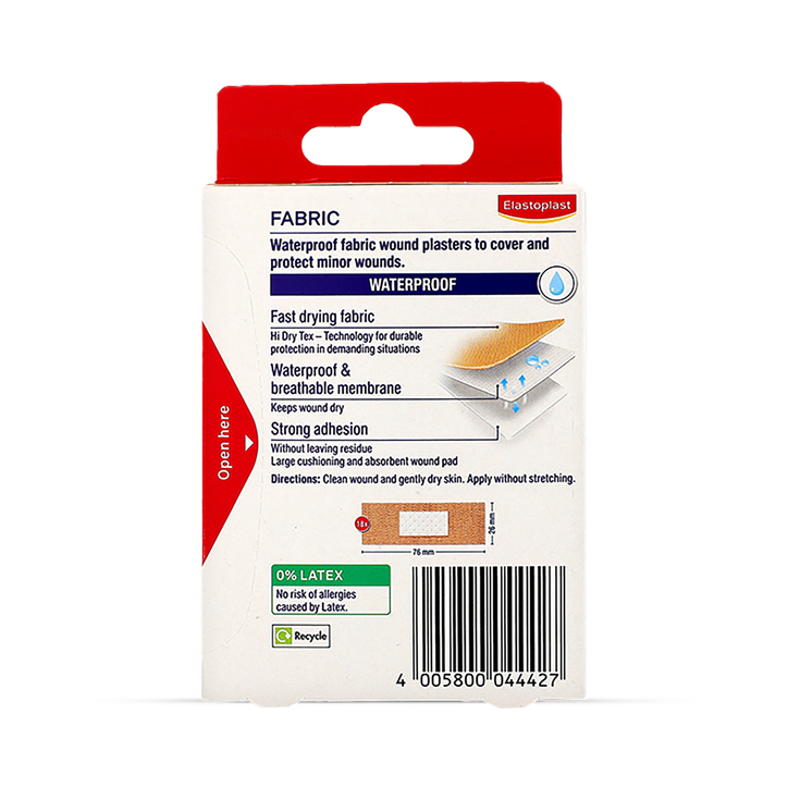 Elastoplast Fabric Waterproof Strips 18 Plasters image 2