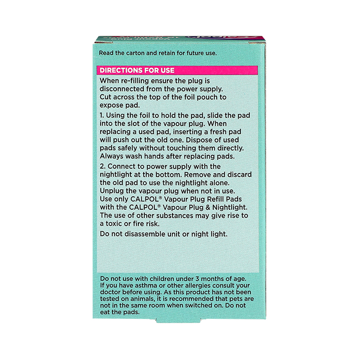 Calpol Soothe & Care Plug in 10 Refill Pads image 2