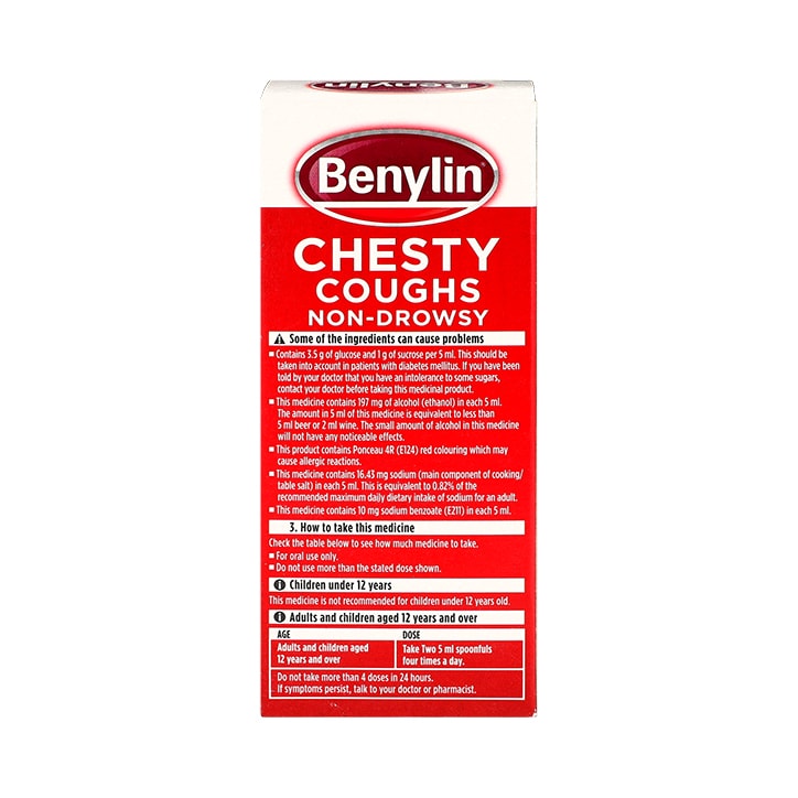 Benylin Chesty Coughs (Non-Drowsy) 300ml image 2