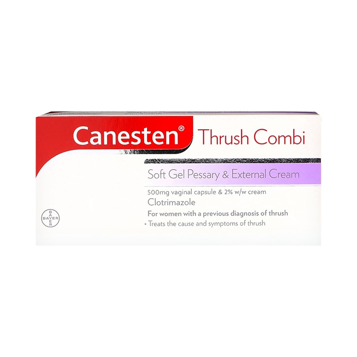 Canesten Thrush Combi Soft Gel Pessary & External Cream image 1