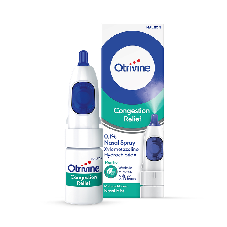 Otrivine Congestion Relief 0.1% Nasal Spray 10ml image 1