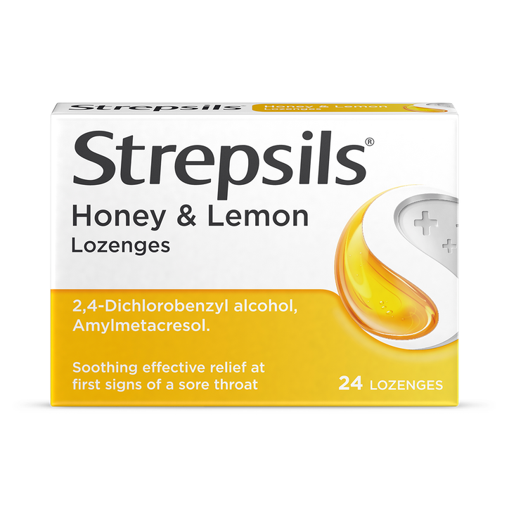 Strepsils Honey & Lemon 24 Lozenges image 1