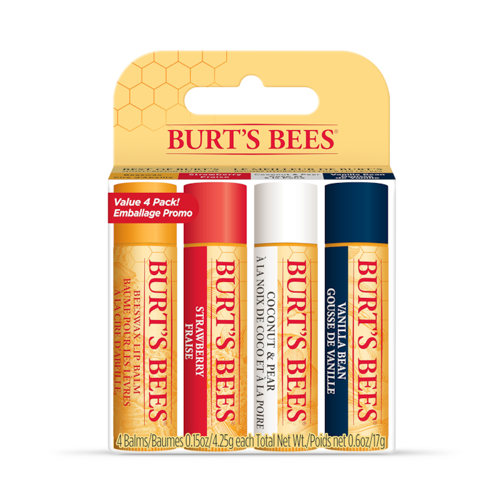 Best of Burt's Lip Balm 4 Pack image 1