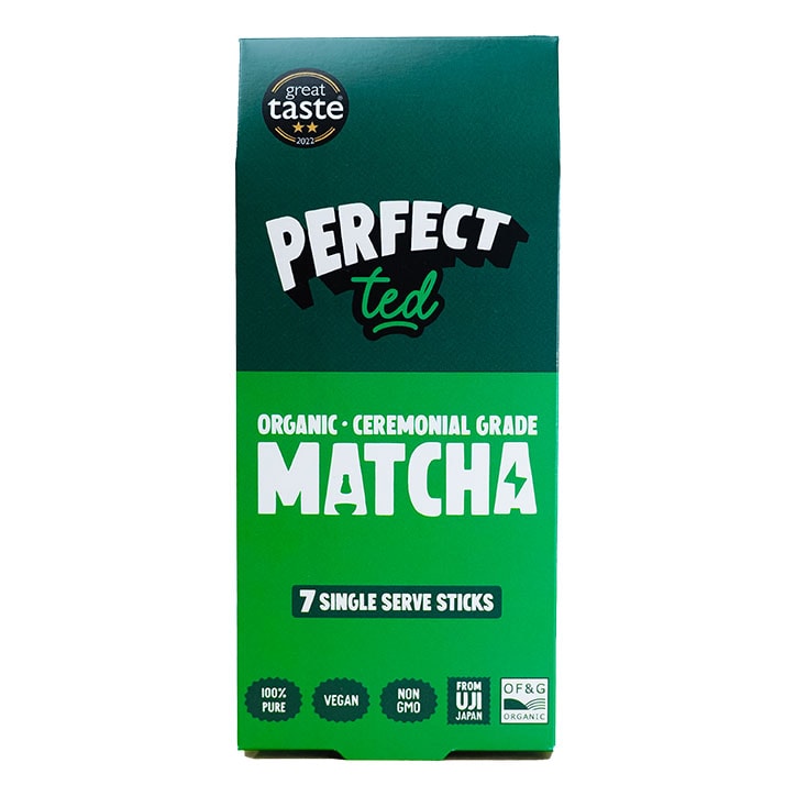 PerfectTed Organic Matcha Green Tea Sticks 7x 1.5g-1