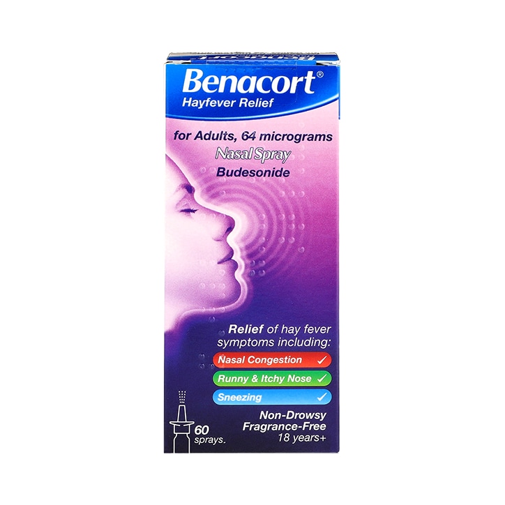 Benacort Hayfever Relief for Adults 64 micrograms, nasal spray image 1