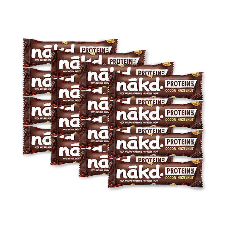 Nakd Protein Cocoa Hazelnut Bars 16x 45g image 1