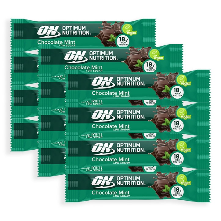 Optimum Nutrition Chocolate Mint Plant Protein Bar 12x 60g-1