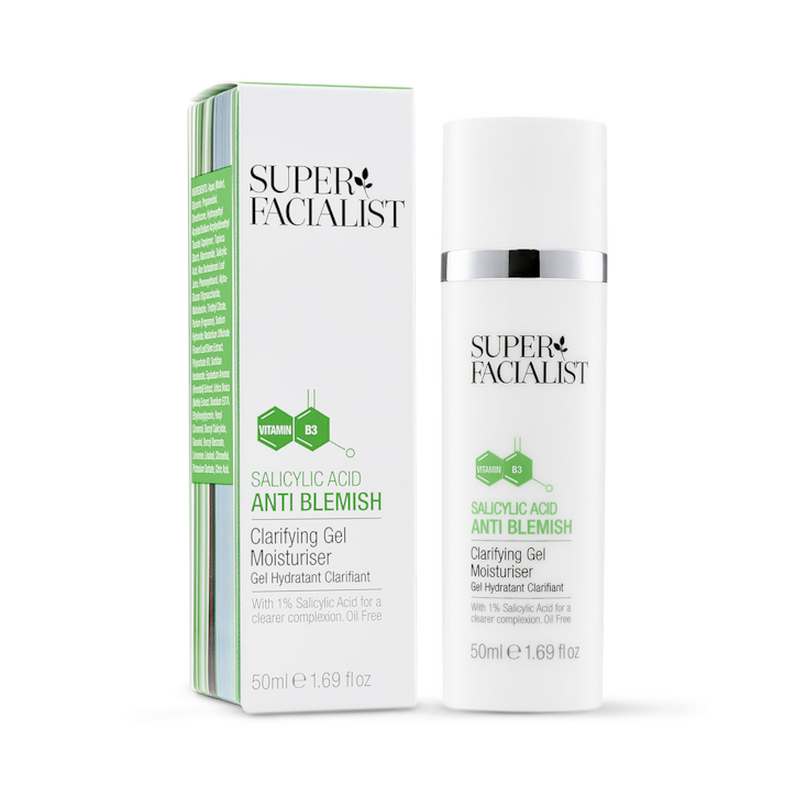 Super Facialist Salicylic Acid Anti-Blemish Clarifying Gel Moisturiser 50ml