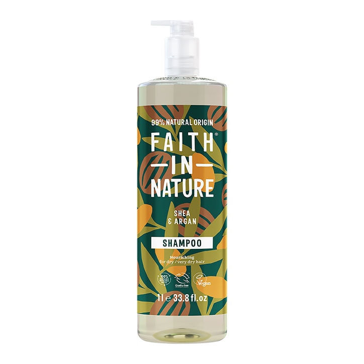Faith In Nature Shea & Argan Shampoo 1L-1