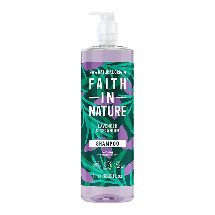 Faith In Nature Lavender & Geranium Shampoo 1L image 1