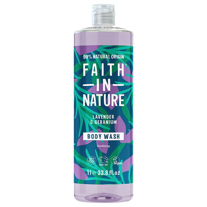 Faith In Nature Lavender & Geranium Body Wash 1L-1