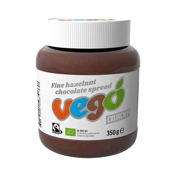 Vego Hazelnut & Chocolate Spread Crunchy 350g image 1