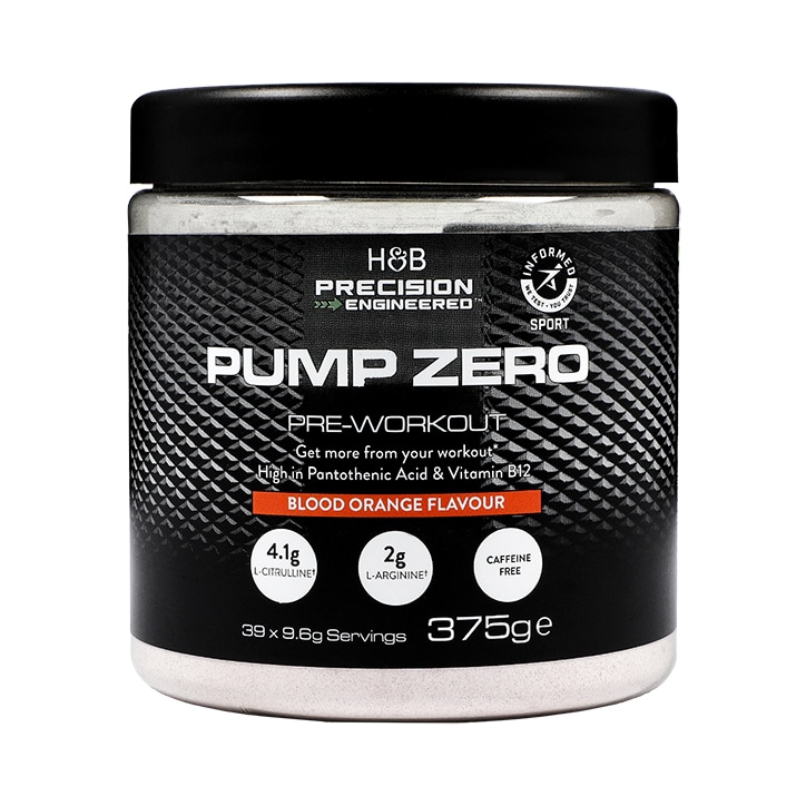 Pump Zero Pre Workout Blood Orange 375g image 1