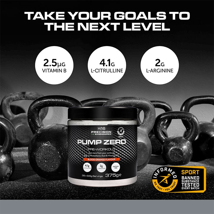 Pump Zero Pre Workout Blood Orange 375g image 6