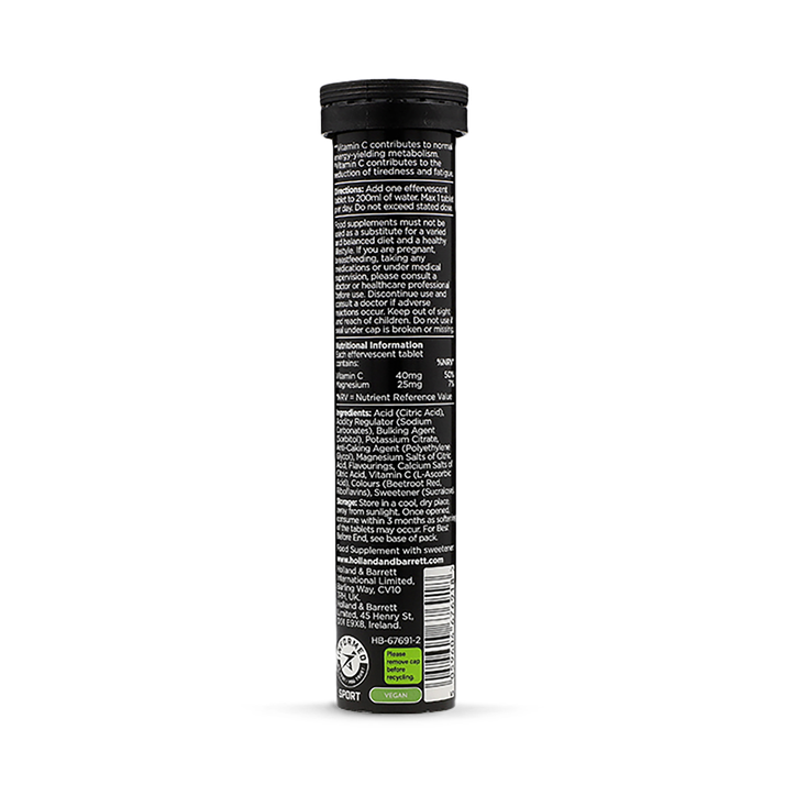 Hydration & Energy Effervescent Orange 20 Tablets image 4