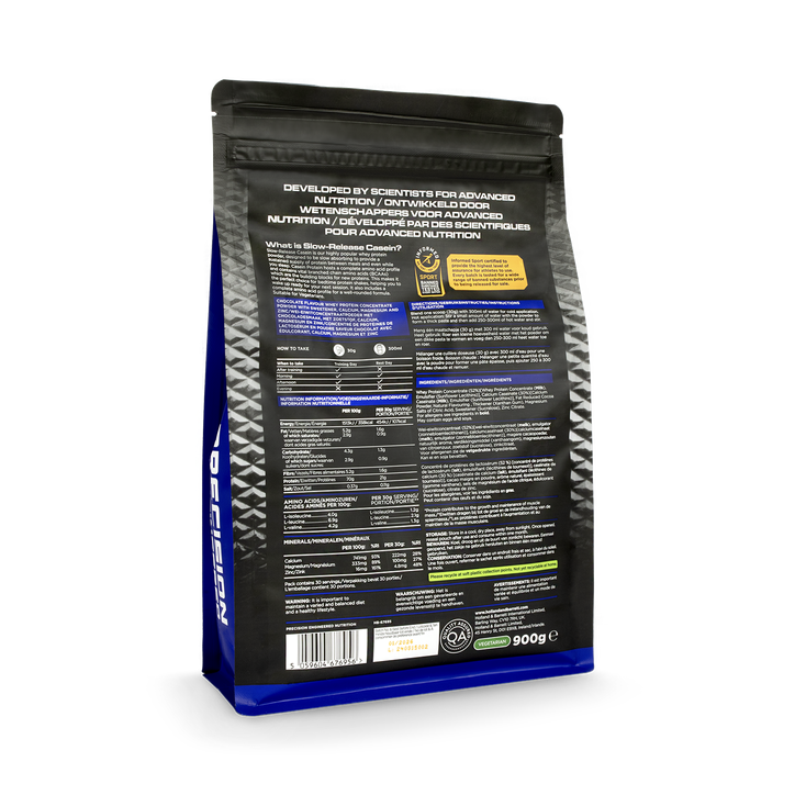 Precision Engineered Overnight Whey Protein Chocolate 900g image 4