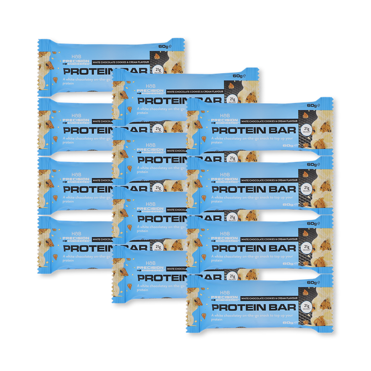 Precision Engineered White/Cream Protein Bar Chocolate Cookies & 12 X 60G