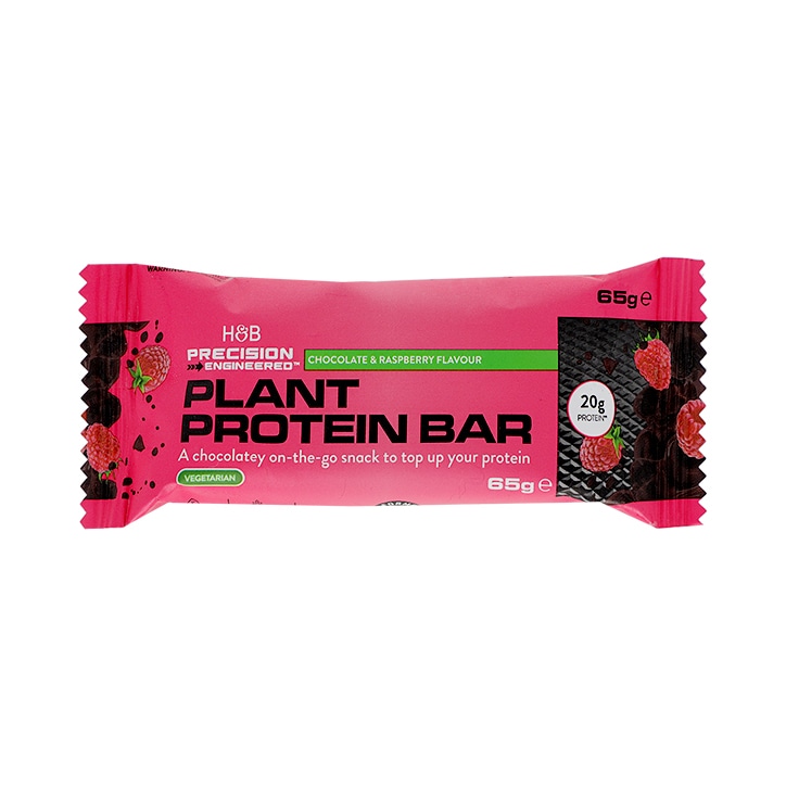 Plant Protein Bar Dark Chocolate Raspberry 60g image 1