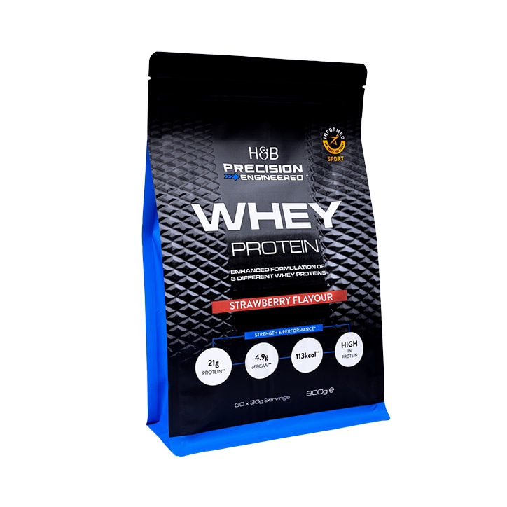 Whey Protein Strawberry 900g image 1