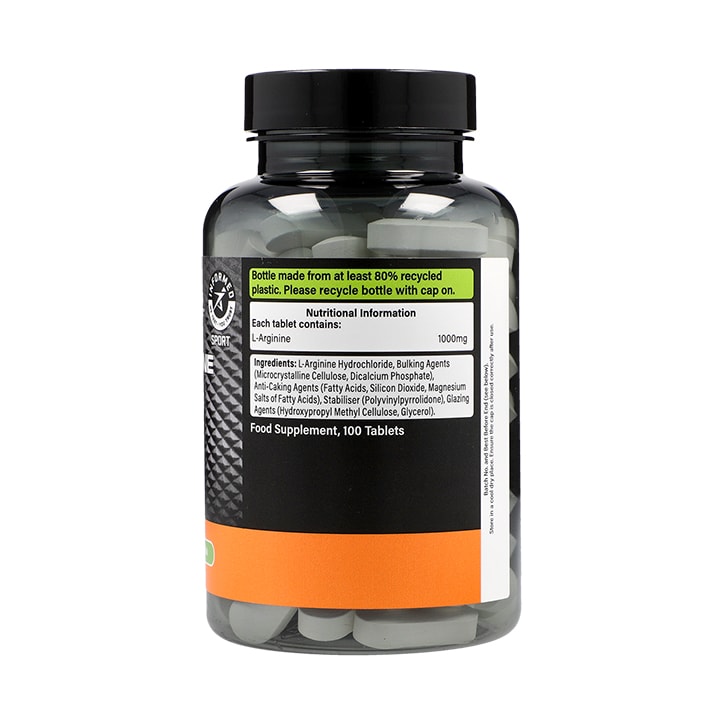 L-Arginine 1000mg 100 Tablets image 2