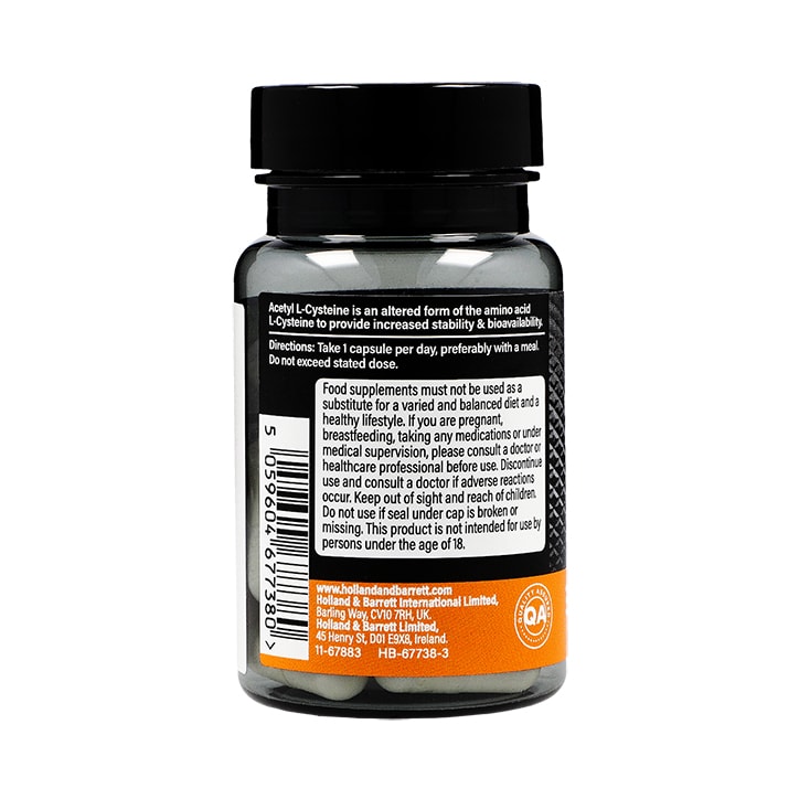 N-Acetyl Cysteine 600mg 30 Capsules image 3