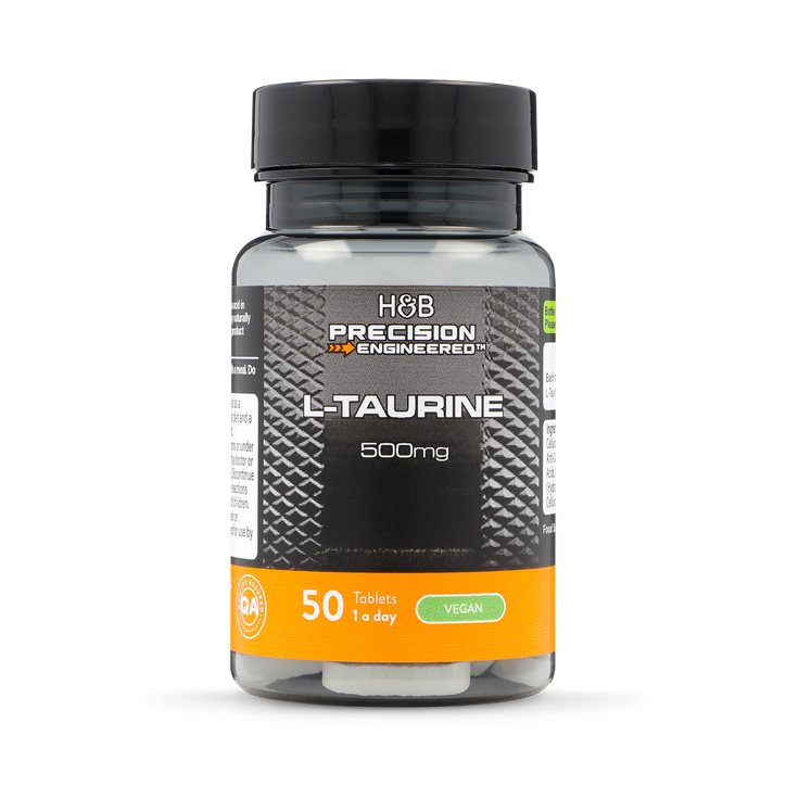 Taurine 500mg 50 Tablets - 50 Tablets