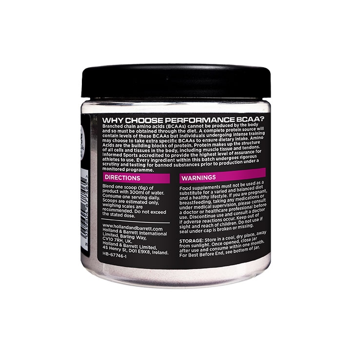 Performance BCAA Apple & Blackcurrant 300g image 2